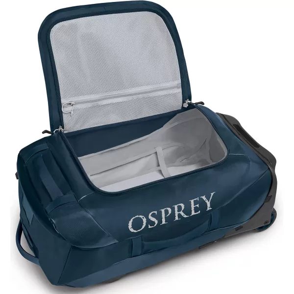 Osprey Transporter 120L Wheeled Travel Duffel Bag BlackVenturi Blue
