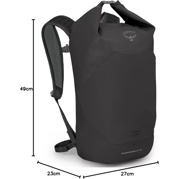 Osprey Transporter 30L Roll Top Waterproof Laptop Backpack BlackBlack