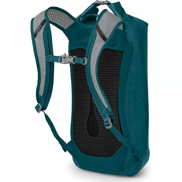 Osprey Transporter 30L Roll Top Waterproof Laptop Backpack BlackNight Jungle Blue