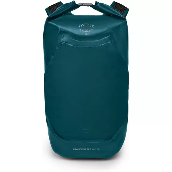 Osprey Transporter 30L Roll Top Waterproof Laptop Backpack BlackNight Jungle Blue