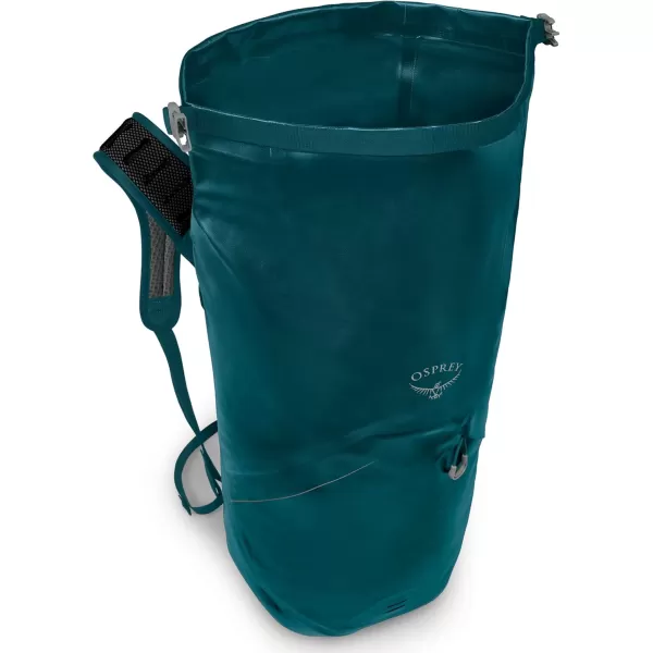 Osprey Transporter 30L Roll Top Waterproof Laptop Backpack BlackNight Jungle Blue