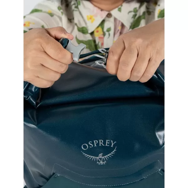 Osprey Transporter 30L Roll Top Waterproof Laptop Backpack BlackNight Jungle Blue