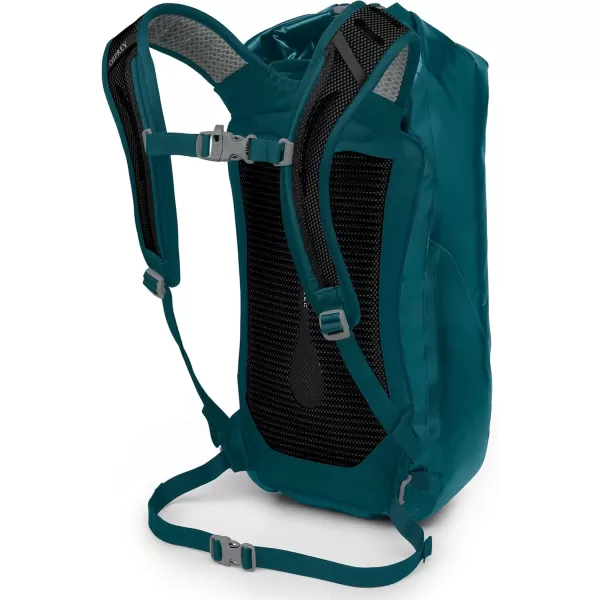 Osprey Transporter 30L Roll Top Waterproof Laptop Backpack BlackNight Jungle Blue