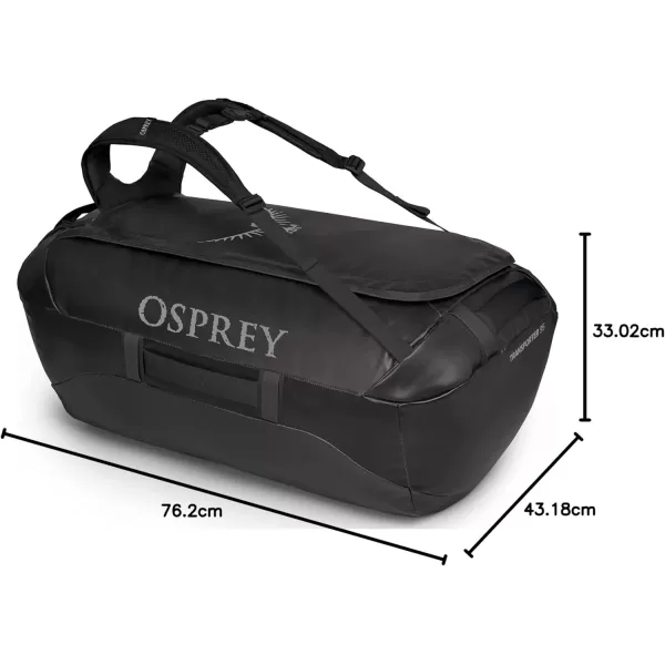 Osprey Transporter 40L Travel Duffel Bag BlackBlack