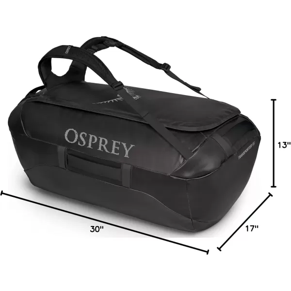 Osprey Transporter 40L Travel Duffel Bag BlackBlack