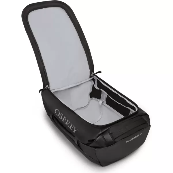 Osprey Transporter 40L Travel Duffel Bag BlackBlack