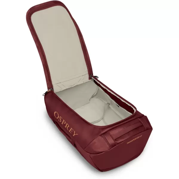 Osprey Transporter 40L Travel Duffel Bag BlackRed Mountain