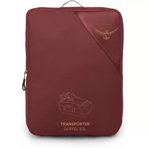 Osprey Transporter 40L Travel Duffel Bag BlackRed Mountain