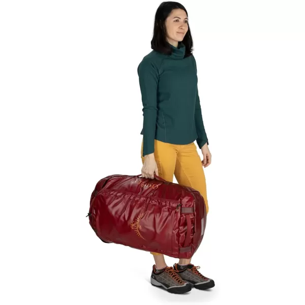 Osprey Transporter 40L Travel Duffel Bag BlackRed Mountain