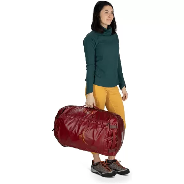 Osprey Transporter 40L Travel Duffel Bag BlackRed Mountain