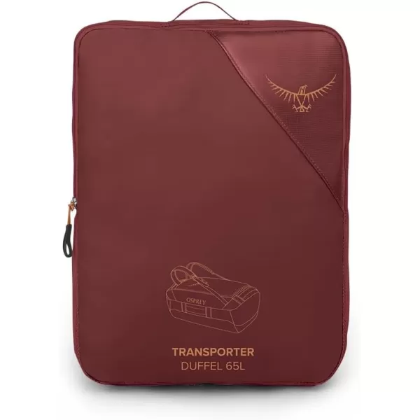 Osprey Transporter 40L Travel Duffel Bag BlackRed Mountain