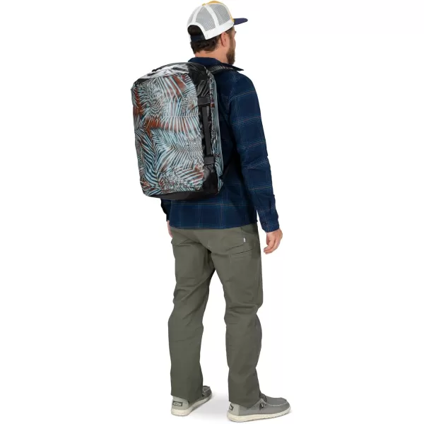 Osprey Transporter 40L Travel Duffel Bag BlackTan Concrete