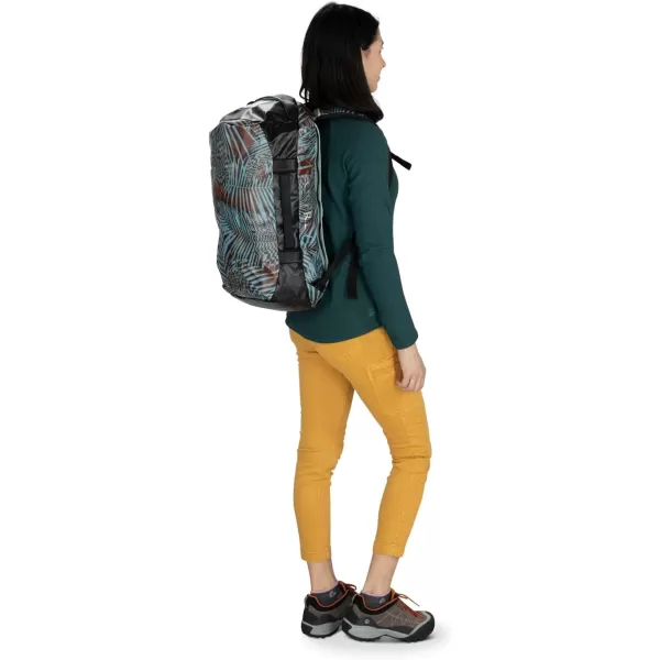 Osprey Transporter 40L Travel Duffel Bag BlackTan Concrete