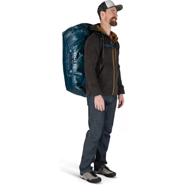 Osprey Transporter 40L Travel Duffel Bag BlackTan Concrete