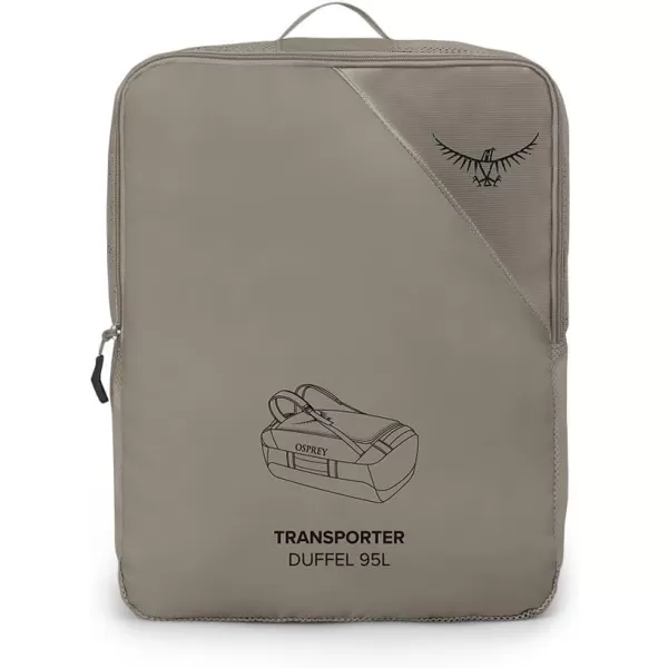 Osprey Transporter 40L Travel Duffel Bag BlackTan Concrete