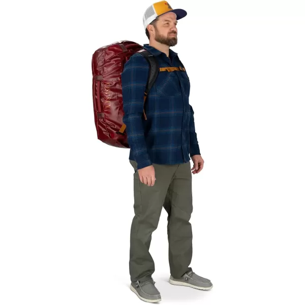 Osprey Transporter 40L Travel Duffel Bag BlackTan Concrete