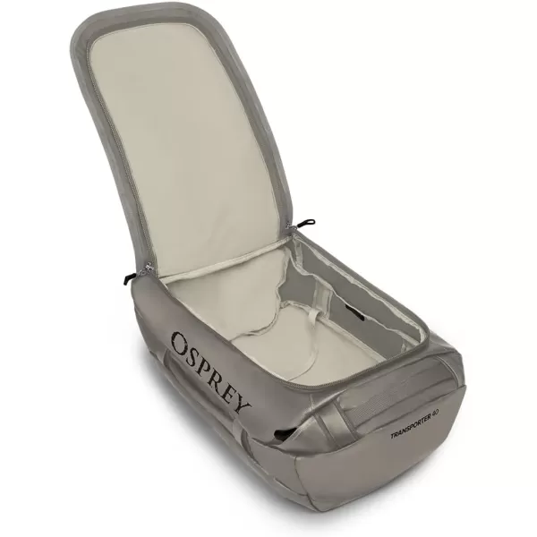 Osprey Transporter 40L Travel Duffel Bag BlackTan Concrete