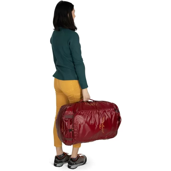 Osprey Transporter 40L Travel Duffel Bag BlackTan Concrete