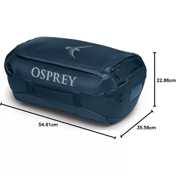 Osprey Transporter 40L Travel Duffel Bag BlackVenturi Blue