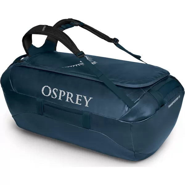 Osprey Transporter 40L Travel Duffel Bag BlackVenturi Blue