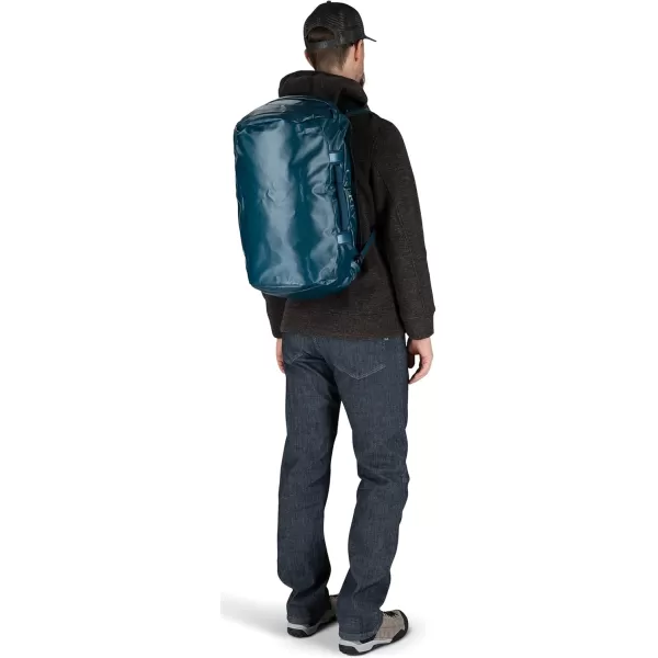 Osprey Transporter 40L Travel Duffel Bag BlackVenturi Blue