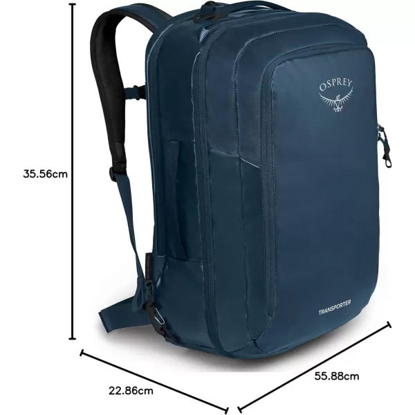Osprey Transporter 44L CarryOn Backpack Venturi BlueVenturi Blue