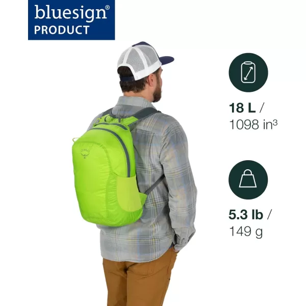 Osprey Ultralight Collapsible Stuff Pack BlackWaterfront Blue