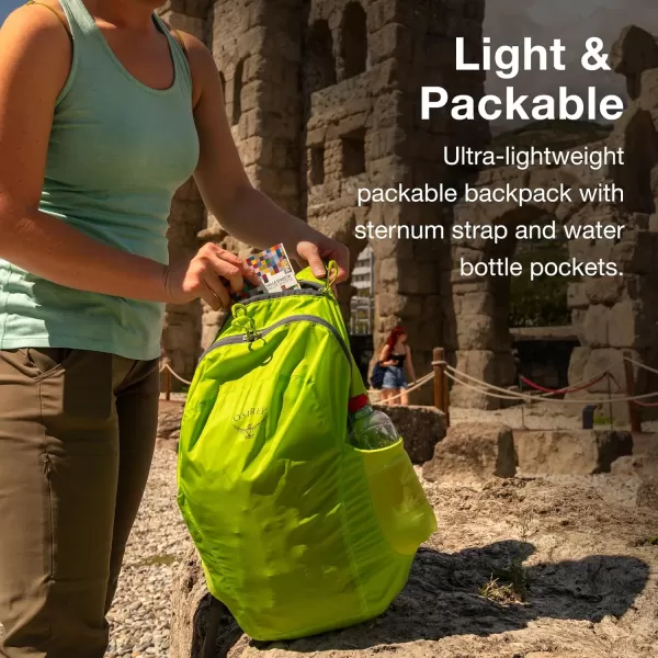 Osprey Ultralight Collapsible Stuff Pack BlackWaterfront Blue