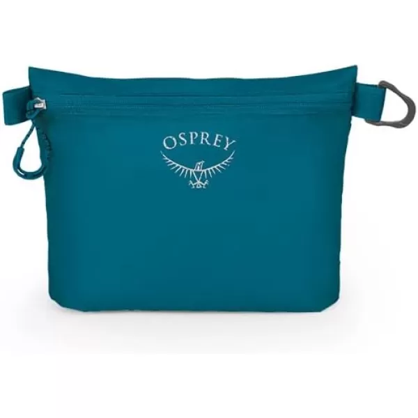 Osprey Ultralight Zipper Pouch Black LargeWaterfront Blue