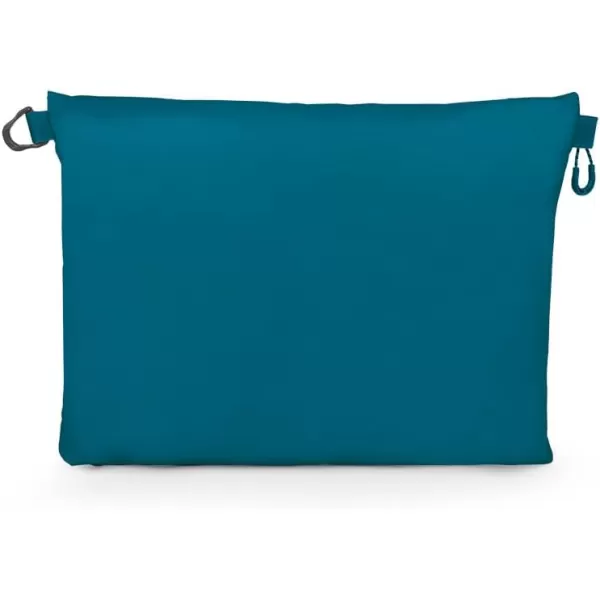 Osprey Ultralight Zipper Pouch Black LargeWaterfront Blue