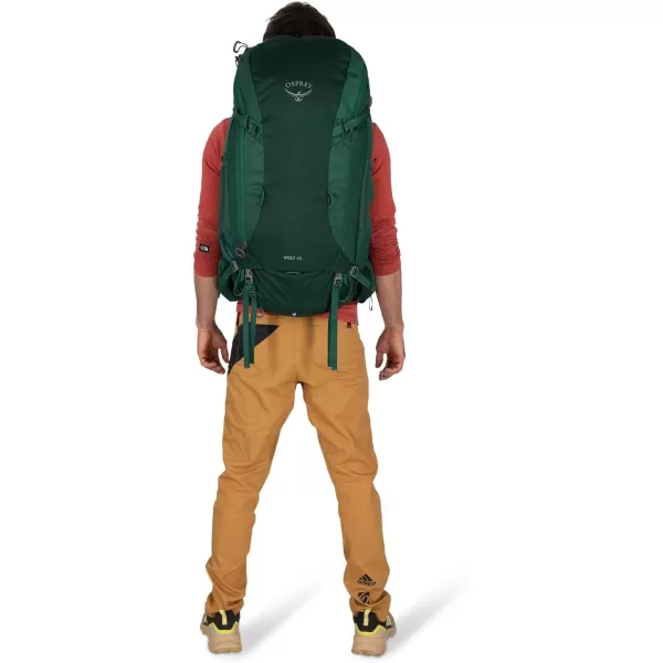 Osprey Volt 45L Mens Backpacking Backpack Muted Space BlueMamba Black