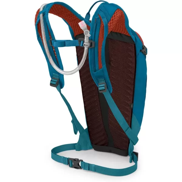 OspreySiskin 8 wRes Ultimate Red OSWaterfront Blue