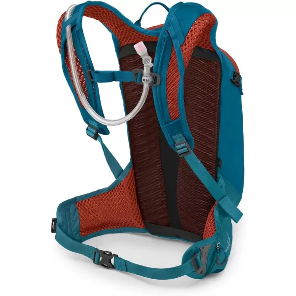 OspreySiskin 8 wRes Ultimate Red OSWaterfront Blue