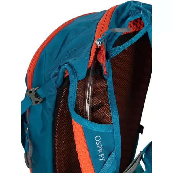OspreySiskin 8 wRes Ultimate Red OSWaterfront Blue