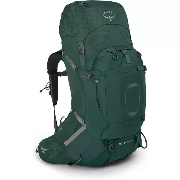 Osprey Aether Plus 60L Mens Backpacking Backpack Axo Green LXLAxo Green