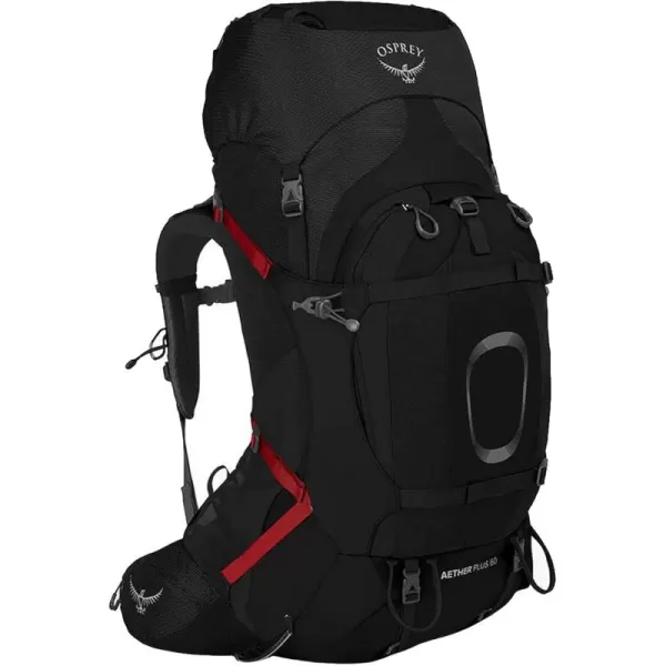Osprey Aether Plus 60L Mens Backpacking Backpack Axo Green LXLBlack