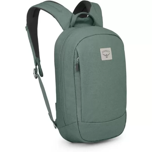 Osprey Arcane Small Day Commuter Backpack Porcelain Orange HeatherPine Leaf Green