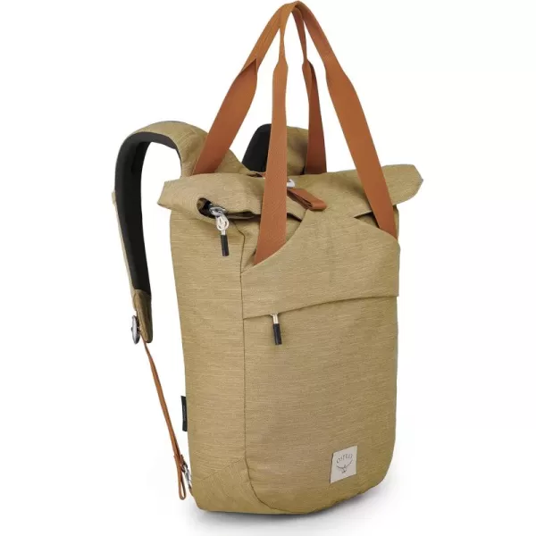 Osprey Arcane Zip Top Tote Backpack Porcelain Orange HeatherMilky Tea Tan