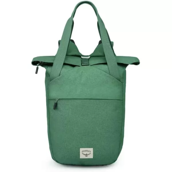 Osprey Arcane Zip Top Tote Backpack Porcelain Orange HeatherPine Leaf Green