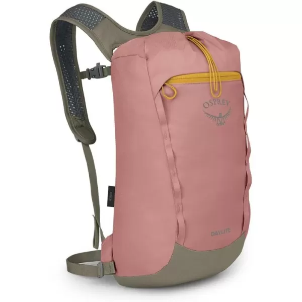 Osprey Daylite Cinch Backpack Blue SpikemossAlkalineAsh Blush PinkEarl Grey