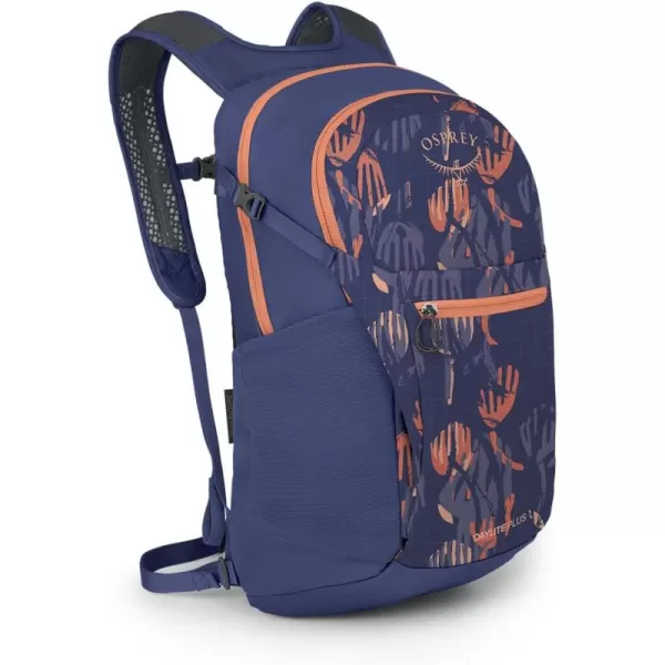 Osprey Daylite Plus Commuter Backpack BlackWild Blossom PrintAlkaline
