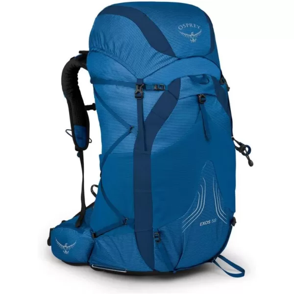 Osprey Exos 58 Mens Ultralight Backpacking BackpackBlue Ribbon