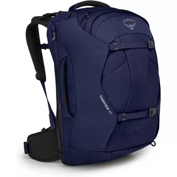 Osprey Fairview 55L Womens Travel Backpack BlackWinter Night Blue
