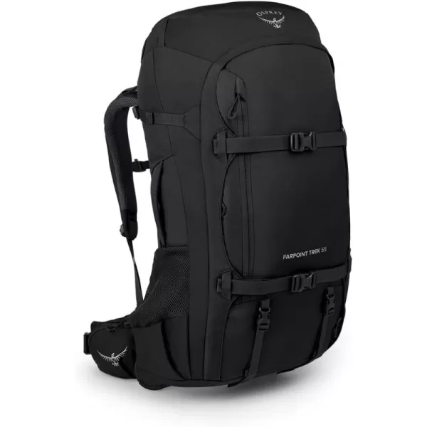 Osprey Farpoint Trek 55L Mens Travel Backpack Muted Space BlueBlack