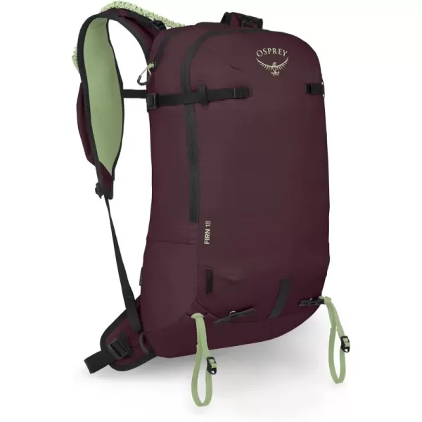 Osprey Firn 18L Ski and Snowboard Backpack Elderberry PurplePeppermint Green SmallMediumElderberry PurplePeppermint Green