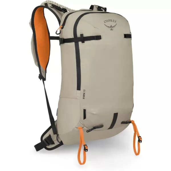 Osprey Firn 18L Ski and Snowboard Backpack Elderberry PurplePeppermint Green SmallMediumSandy GreyTequila Orange