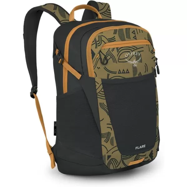Osprey Flare Laptop BackpackFind the Way PrintBlack