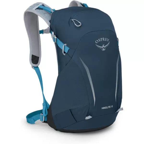 Osprey Hikelite 18L Unisex Hiking Backpack 18 Tan Concrete One SizeAtlas Blue