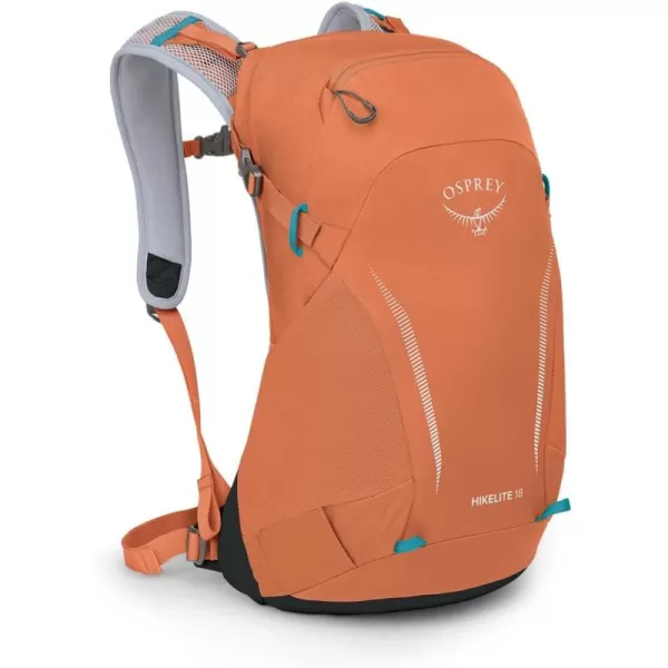 Osprey Hikelite 18L Unisex Hiking Backpack 18 Tan Concrete One SizeKoi OrangeBlue Venture