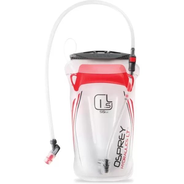 Osprey Hydraulics LT Lightweight Water Reservoir  Hydration Bladder 1525 Liters  Prior SeasonRed